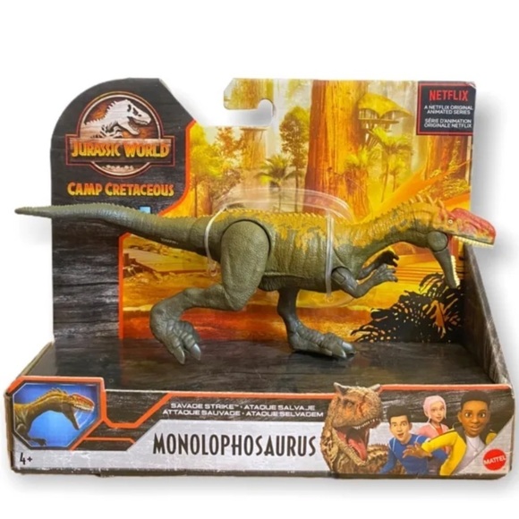 Mattel Jurassic World Toys Camp Cretaceous Savage Strike Monolophosaurus 2021 - Picture 1 of 8